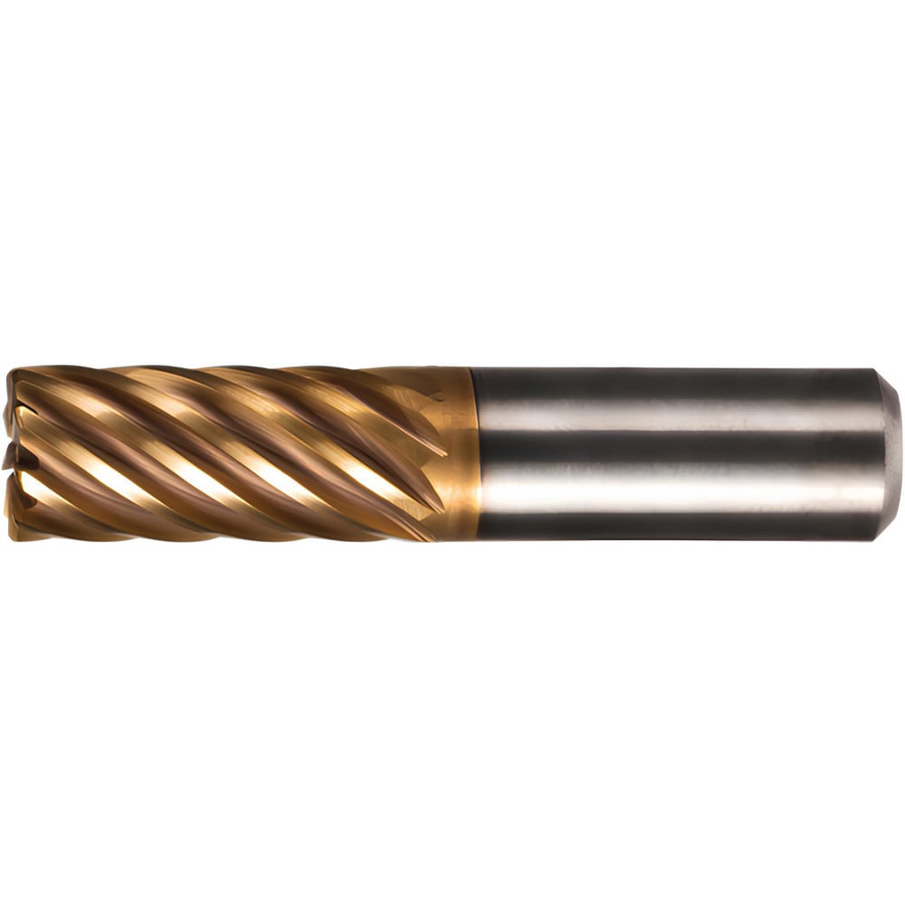 Corner Radius End Mill: 1" Dia, 2" LOC, 0.0600" Radius, 19 Flute, Solid Carbide