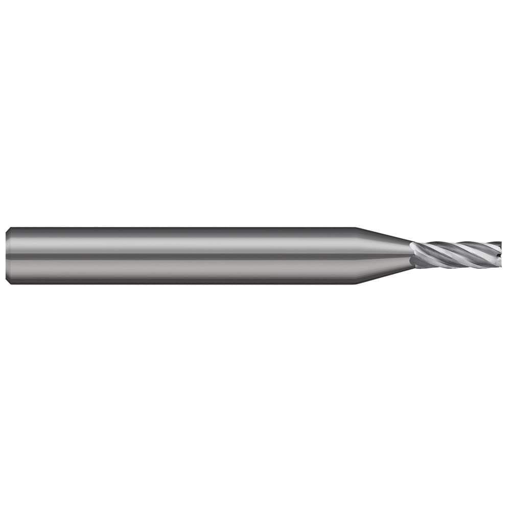 Square End Mill: 1/8" Dia, 3/16" LOC, 5 Flute, Solid Carbide