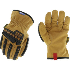 Cut & Abrasion-Resistant Gloves: Coldwork CWKLDMP-X75, Size 2X-Large, ANSI Cut A5, ANSI Puncture 0, Thermal & Polyester Lined, Leather