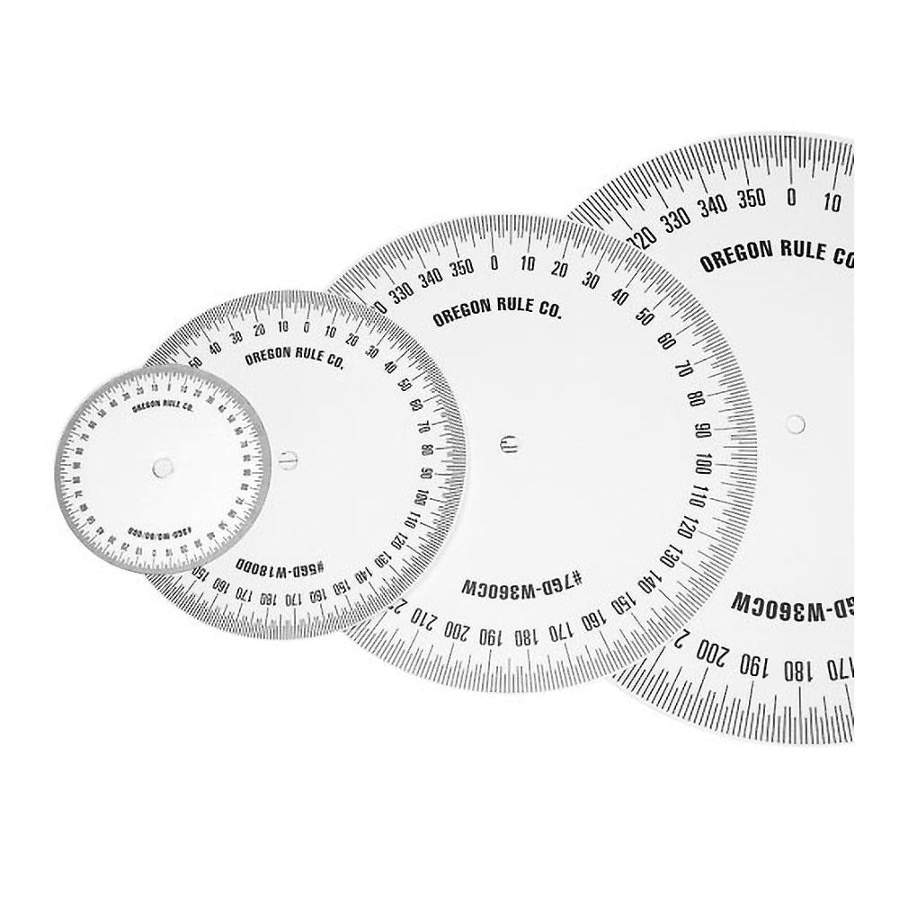 Graduated Dial Rules; Diameter (Inch): 4; Reading Direction: Clockwise; Graduation (Degrees): 0