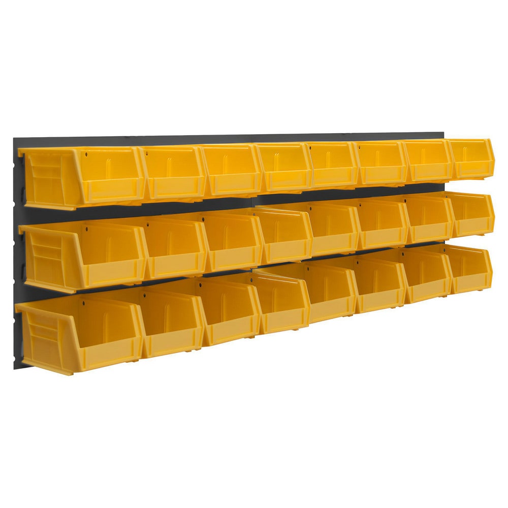 Pick Racks; Rack Type: Wall Mountable; Rack Style: Louvered Panel; Bin Type: Hook-On; Assembled: Yes; Load Capacity (Lb.): 175.000; Depth (Inch): 1/4; Gauge: 16