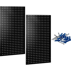 Peg Boards; Board Type: Pegboard Storage Board; Width (Inch): 24; Mount Type: Wall; Height (Inch): 42-1/2; Number of Panels: 2; Panel Height: 42.5 in; Panel Width: 24 in; Load Capacity: 300 lb