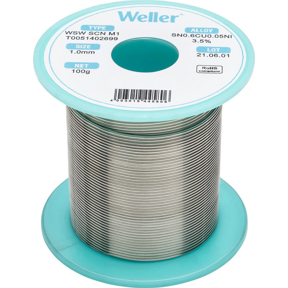 Solder; Solder Type: Silver Free; Material: Alloy; Container Type: Spool; Container Size: 100 g