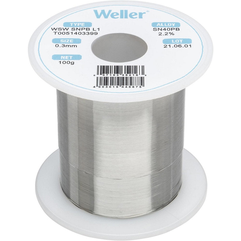 Solder; Solder Type: Lead; Material: Alloy; Container Type: Spool; Container Size: 100 g; Minimum Melting Temperature: 361.4; Maximum Melting Temperature: 374