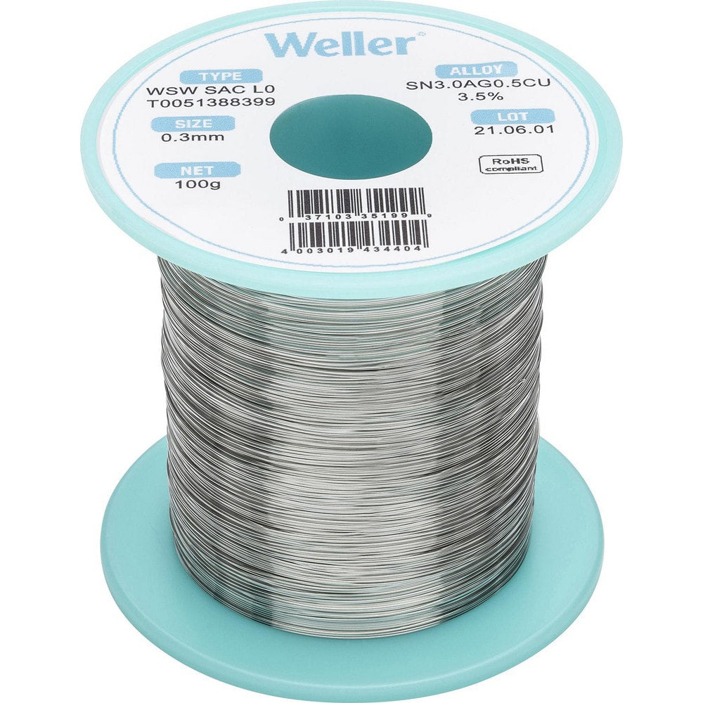 Solder; Solder Type: Lead Free; Material: Alloy; Container Type: Spool; Container Size: 100 g; Minimum Melting Temperature: 422.6; Maximum Melting Temperature: 429.8