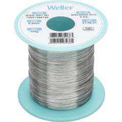 Solder; Solder Type: Lead Free; Material: Alloy; Container Type: Spool; Container Size: 100 g; Minimum Melting Temperature: 422.6; Maximum Melting Temperature: 429.8