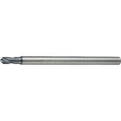 Micro Drill Bit: 1.00 mm Dia, (0.0394"), 90 deg, Solid Carbide