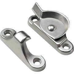 Window Locks; Type: Sash Lock; Material: Steel; Color: Nickel; Overall Length: 2.50; Overall Height: 0.61 in; Overall Width: 1 in