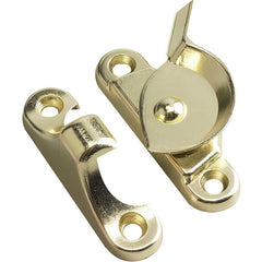 Window Locks; Type: Sash Lock; Material: Steel; Color: Brass; Overall Length: 2.50; Overall Height: 0.61 in; Overall Width: 1 in