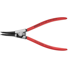 Retaining Ring Pliers; Type: External Snap Ring Pliers; Tip Angle: 45; Ring Diameter Range (Inch): 1-37/64 to 3-15/16; Overall Length (Inch): 8-1/4