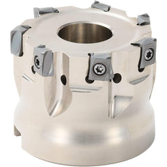 Indexable Square-Shoulder Face Mill:  MA90080R12T10CM,  1.0630" Arbor Hole Dia,  0.4724" Max Cutting Depth