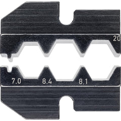 Crimper Dies; Tool Type: Crimping Die; Size: SW 9/32 in, 21/64 in, 5/16 in; Color: Black