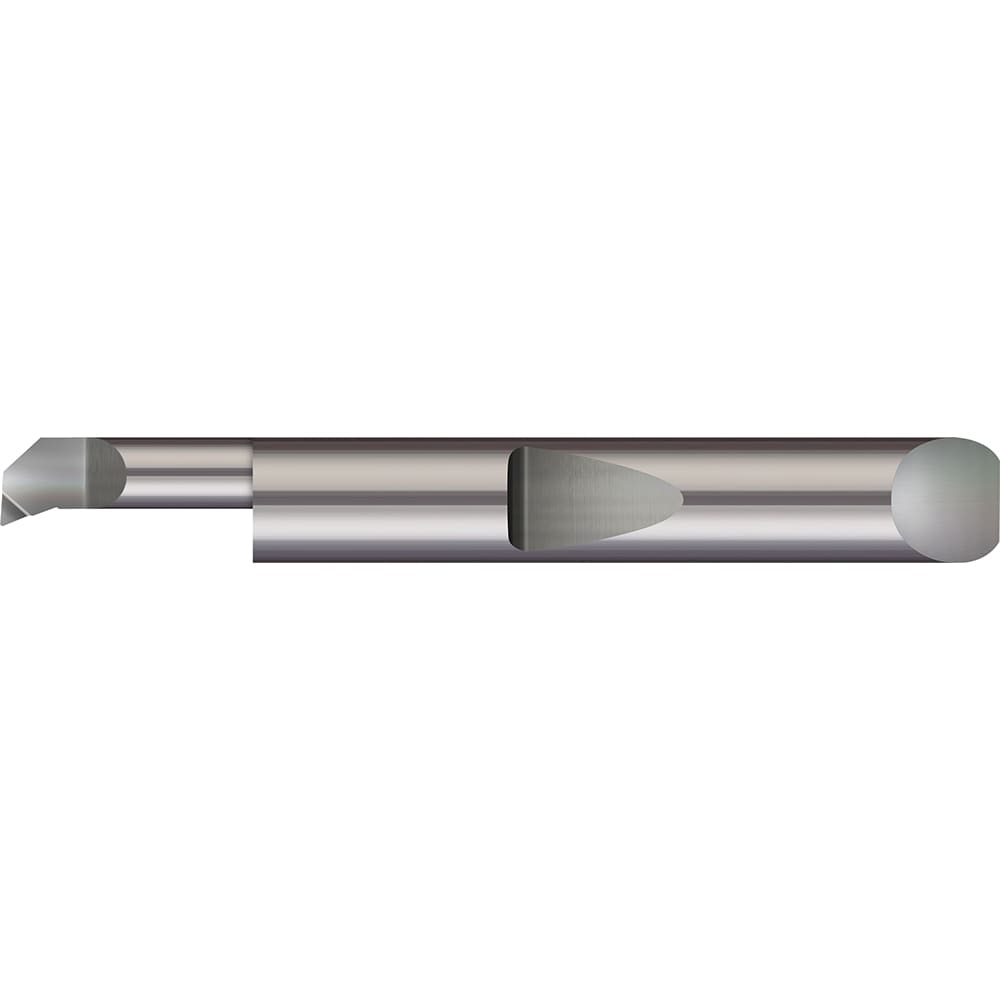 Boring Bars; Boring Bar Type: Boring; Cutting Direction: Right Hand; Minimum Bore Diameter (Decimal Inch): 0.0550; Minimum Bore Diameter (mm): 1.400; Material: Solid Carbide; Maximum Bore Depth (Decimal Inch): 0.1500; Projection (Decimal Inch): 0.0050