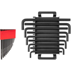 Hex Key Sets; Tool Type: Hex Key; Handle Type: L Long & Short Arm; Hex Size Range (mm): 1.3