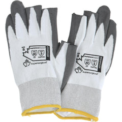 Cut & Puncture-Resistant Gloves: Superior Glove Works SSXPU3OF, Size Medium, ANSI Cut A2, ANSI Puncture 3, Polyurethane, Dyneema