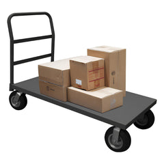 Platform Truck: Steel, 11-3/8" High, 48" Long, 24" Wide