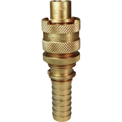 Pneumatic Hose Fittings & Couplings; Fitting Type: Plug; Type: Plug; Interchange Type: Bowes; Thread Type: Hose Barb; Material: Brass; Thread Standard: Non-Threaded