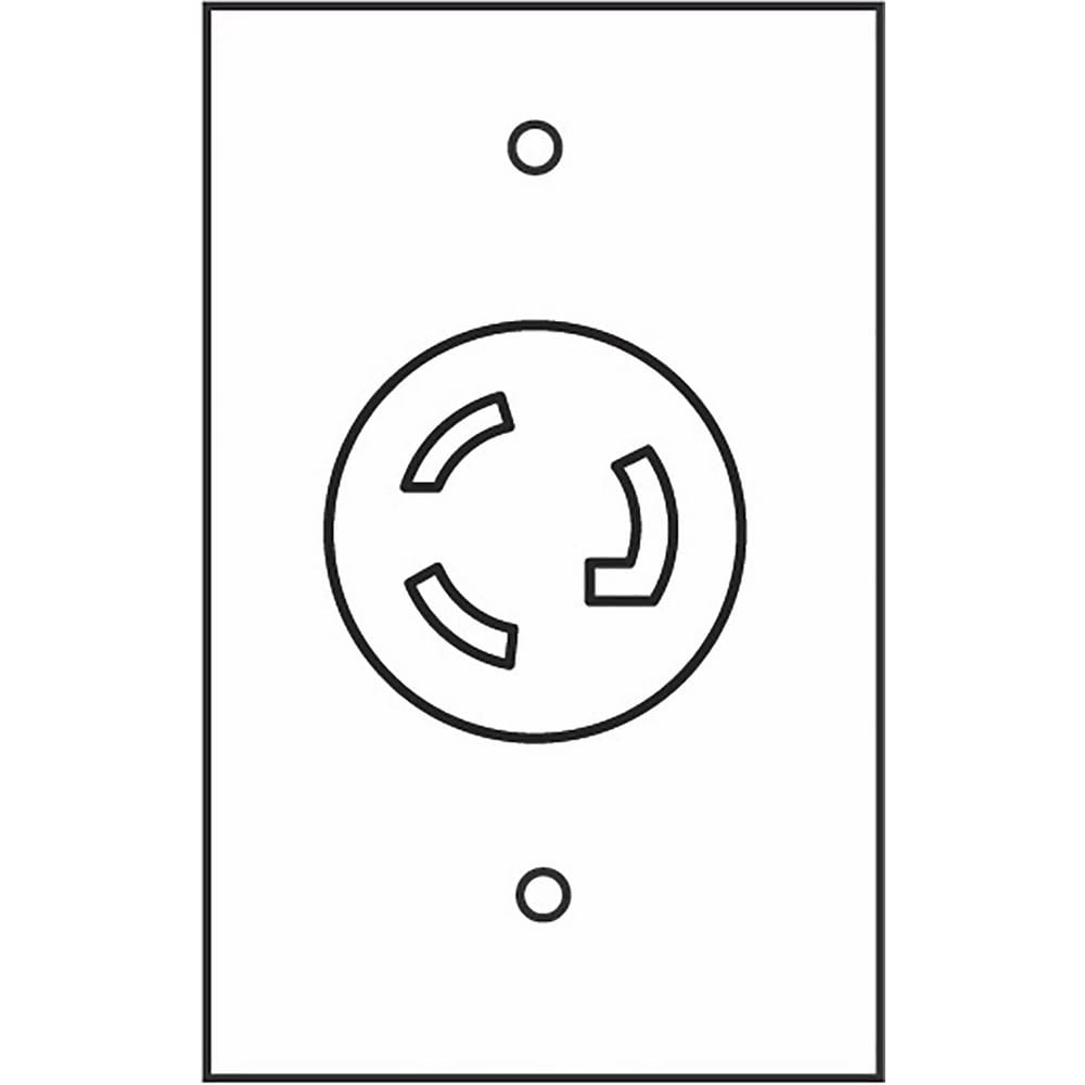 Workbench & Workstation Accessories; 4X4" L5-20R CONF ELECTRICAL BOX&RECEPTACLE