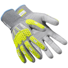 Abrasion Resistant, Cut & Puncture-Resistant & Impact-Resistant Gloves: Helix 3013IMP, Size X-Small, ANSI Cut A6, ANSI Puncture 4, Polyurethane, HPPE