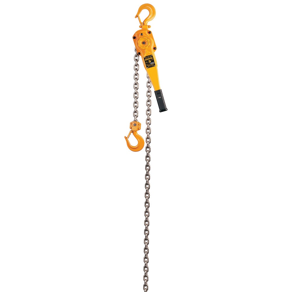 Manual Hand Chain Hoist: 6000 lb Capacity, 15' Max Lift