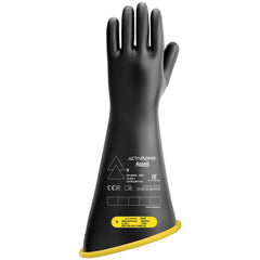 Rubber Linesman Gloves: Activarmr RIG218YBCC, Class 2, Size Medium, 18" Long