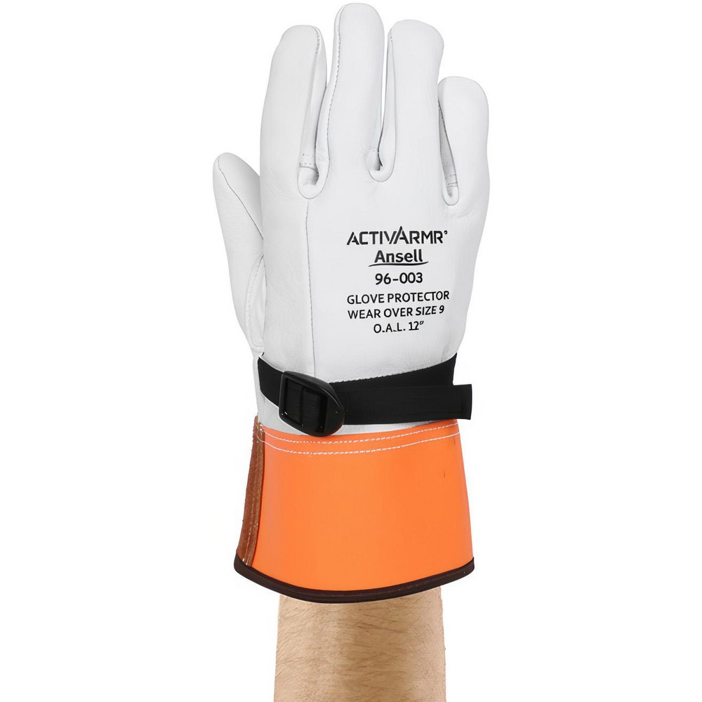 Goatskin Leather Linesman Gloves: Activarmr RIGHVCVR, Class 1 to 4, Size Large, 12" Long