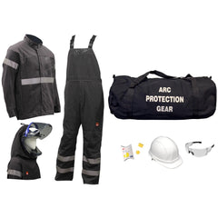 Arc Flash Clothing Kit: Size 5X-Large, Gore Pyrad, Jacket, Bib Overalls & Hoods