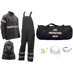 Arc Flash Clothing Kit: Size 4X-Large, Gore Pyrad, Jacket, Bib Overalls & Hoods