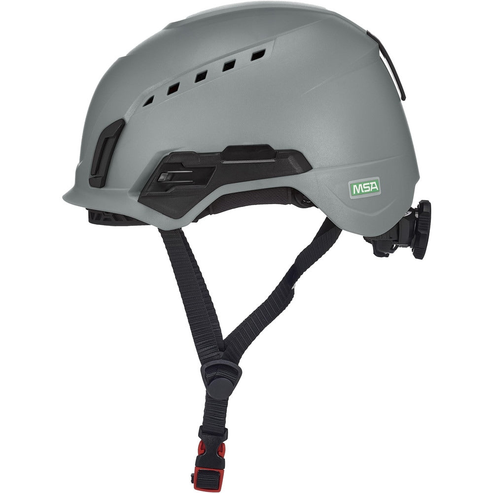 Rescue Helmet:  Ratchet Adjustment,  4-Point Suspension,  ABS