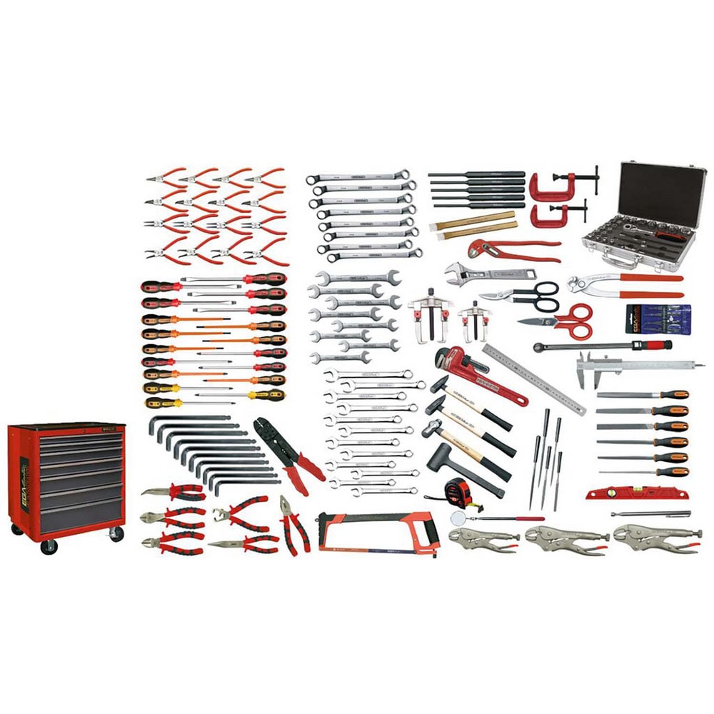 Combination Hand Tool Set: 152 Pc, Industrial Maintenance Tool Set