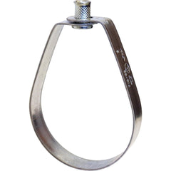 Adjustable Swivel Ring Hanger: 1-1/4" Pipe, Carbon Steel