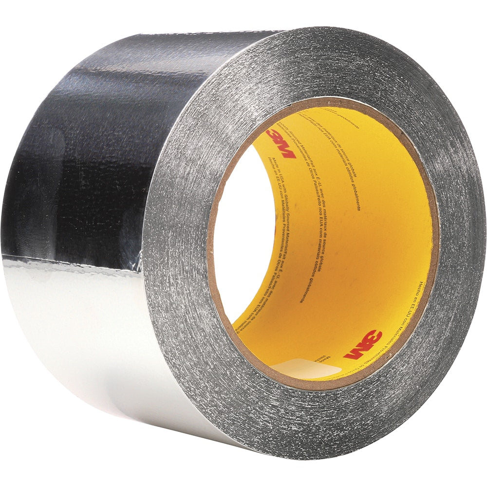 Silver Aluminum Foil Tape: 60 yd Long, 6" Wide, 4.6 mil Thick