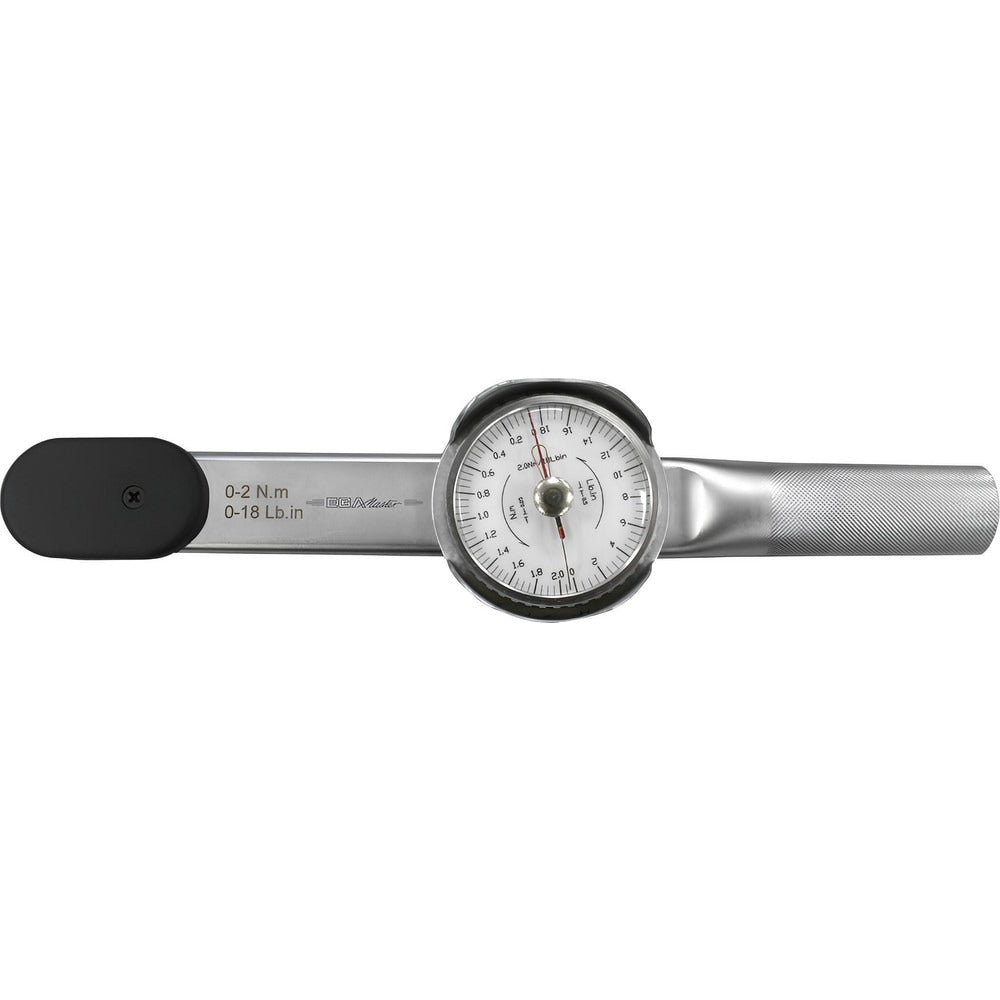 Dial Torque Wrench: 1/2" Drive, Square Drive, Newton Meter