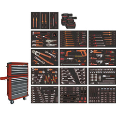 Combination Hand Tool Set: 207 Pc, Antidrop Tool Set