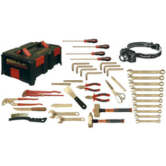 Combination Hand Tool Set: 38 Pc, Maintenance Atex Safety Set