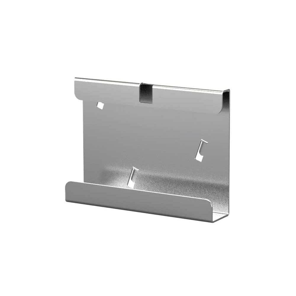 CNC Storage Accessories; For Use With: CNC Storage Carts, CNC Tools; Additional Information: 20 Degree Angle - Left Side; Color: Dark Gray; Description: 5.5" Wide, 4? High, 0.75? Deep, Tool Cart Cradle Bracket