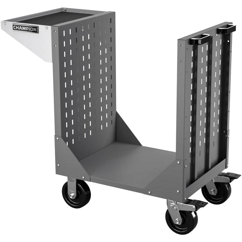 CNC Storage Carts; Style: HSK:Caputo, CAT; Taper Size: CAT30; Tool Type: HSK, CAPTO, CAT; Caster Type: Swivel, Fixed; Color: Dark Gray; Tool Capacity: 3600; Material: Steel; Load Capacity (Lb.