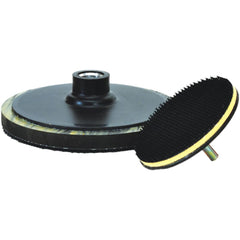 Disc Backing Pad:  5" Dia,  Hook & Loop