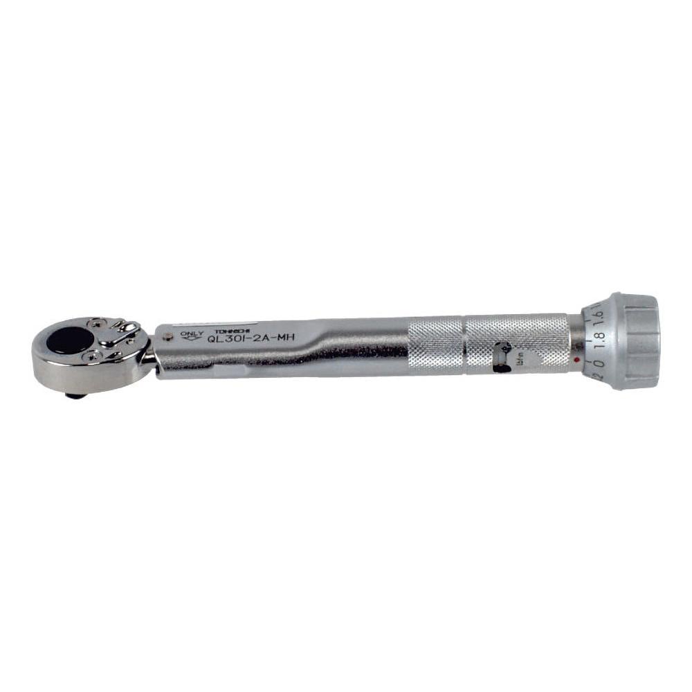 Adjustable Torque Wrench: 1/4" Drive, Square Drive, Inch Pound