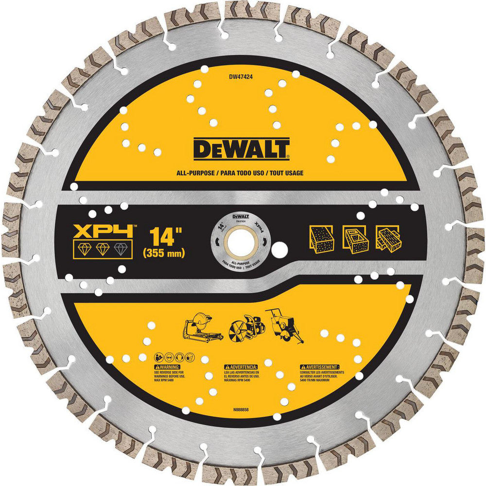 Wet & Dry-Cut Saw Blades; Blade Diameter (Inch): 14; Blade Material: Diamond; Blade Thickness (Inch): 1/8; Arbor Hole Diameter (Inch): 1