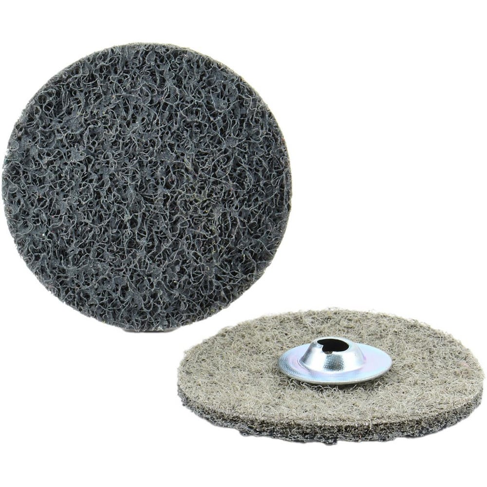 Quick-Change Disc: Type S, 2" Dia, Silicon Carbide, Non-Woven