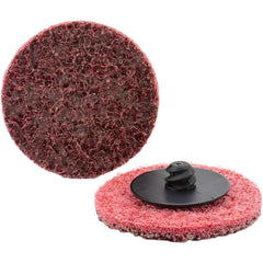 Quick-Change Disc: Type R, 2" Dia, Aluminum Oxide, Non-Woven