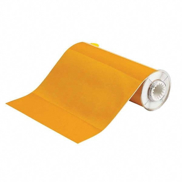 Continuous Tape for Printer: 10" x 33', Plastic, Yellow