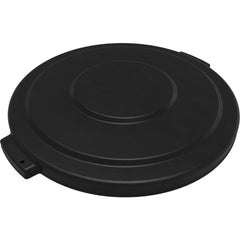 Trash Can & Recycling Container Lids; Lid Type: Flat; Lid Shape: Round; Container Shape: Round; Compatible Container Capacity: 32 Gallon; Color: Black; Material: HDPE; For Use With: Bronco 32 Gallon Trash Container