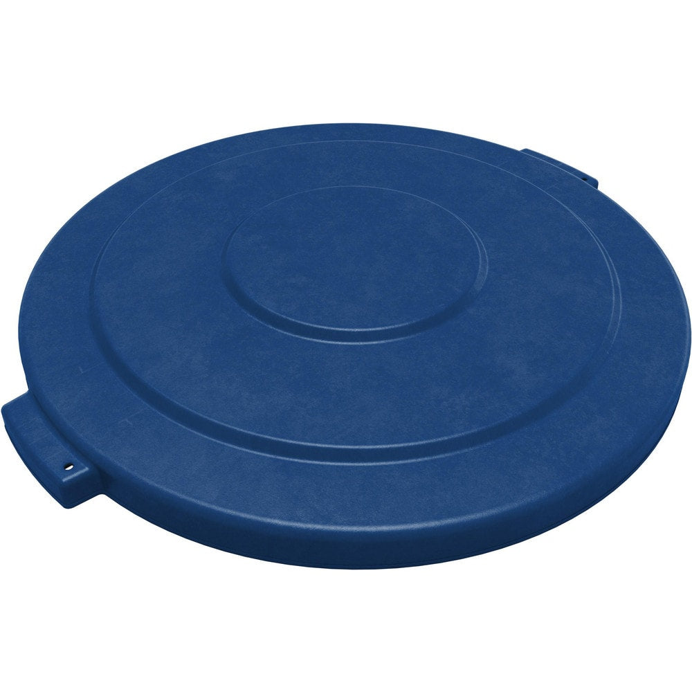 Trash Can & Recycling Container Lids; Lid Type: Flat; Lid Shape: Round; Container Shape: Round; Compatible Container Capacity: 44 Gallon; Color: Blue; Material: HDPE; For Use With: Bronco 44 Gallon Trash Container