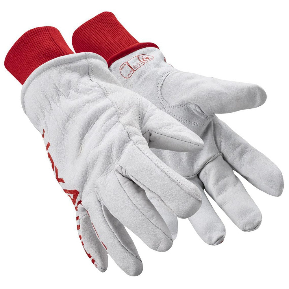 Lined Insulated Leather Palm Gloves: Size X-Small, Leather