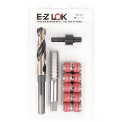 Thread Repair Kits; Kit Type: Thread Repair; Insert Thread Size (mm): M12x1.75; Includes Drill: Yes; Includes Tap: Yes; Includes Installation Tool: Yes; Includes Tang Removal Tool: No