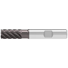 Square End Mill: 6 Flute, Solid Carbide