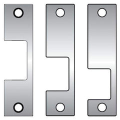 Strikes; Type: Flat; Length (Inch): 4-7/8; Width (Inch): 1-1/4; Material: Stainless Steel; Description: HES Faceplate, Kit includes 1J, 1K, 1KD and 1KM faceplates, 630 Satin Stainless Steel; Finish Coating: Stainless Steel