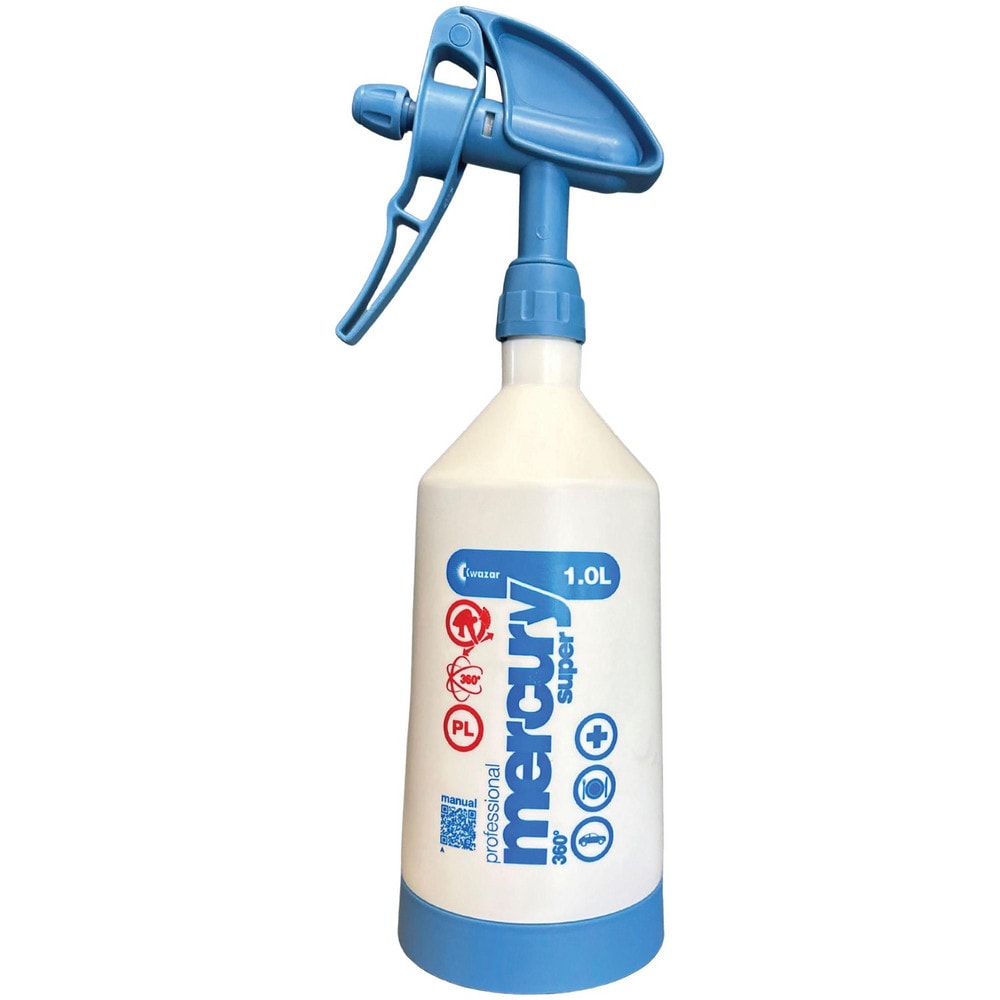 Spray Bottles & Triggers; Product Type: Spray Bottle with Trigger; Dispensing Type: Mist; Container Capacity: 1 L; Bottle Material: Plastic; Nozzle Material: Plastic